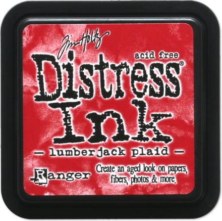 Distress ink padÂ lumberjack plaid