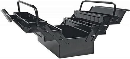 Topex - Gereedschapskoffer - 53x20x21 cm - Metaal - 7 Delig