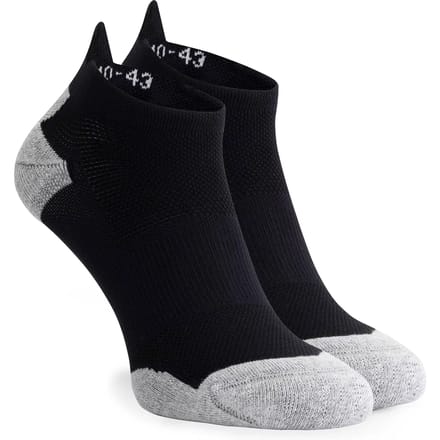 Rogelli Core Dames en Heren 3 pack Korte Hardloopsokken - Zwart/Grijs