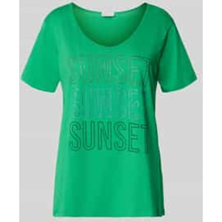 T-shirt met strass-steentjes