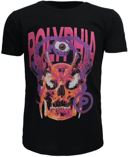 Polyphia Vibrant Skull T-Shirt - Officiële Merchandise - S