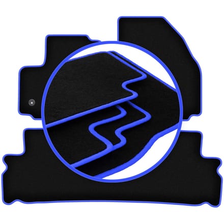 CARLUX-BLUE automatten voor: Ford S-MAX MK1 minivan (2012-2015)