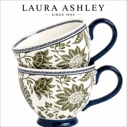 Laura Ashley Hedingham Collectables - Giftset 2 Mokken Hedingham Blue Sage 43 cl.