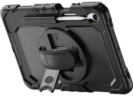Just in Case tablet Hoes geschikt voor Samsung Galaxy Tab S11 - Shockproof Case met Screenprotector - Zwart
