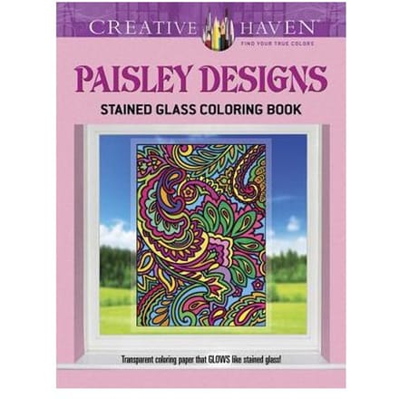 Creative Haven Paisley Designs Stained Glass Coloring Book - Noble, Marty