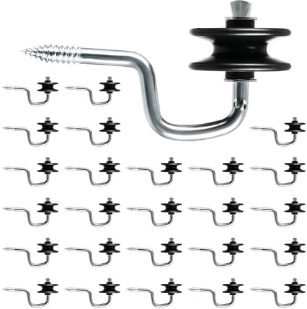 Hek Isolator Set - Draad Bevestiging - Veilige Omheining - 25 Stuks Pakket - Zwart