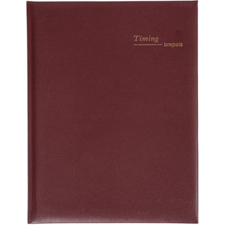 Agenda 2027 Brepols Timing Lima 7dagen/2pagina's viertalig bordeaux
