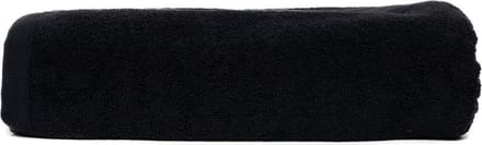 The One Super Size Strandlaken Zwart 100x210cm