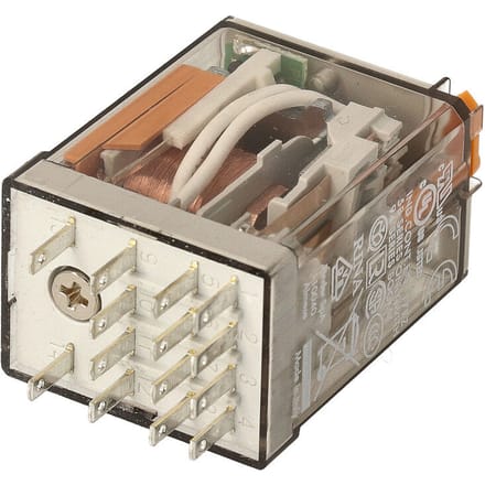 Finder 55.34.8.024.0050 Steekrelais 24 V/AC 7 A 4x wisselcontact 1 stuk(s)