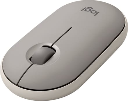 Logitech Pebble M350 - Draadloze Muis - Bluetooth - Sand