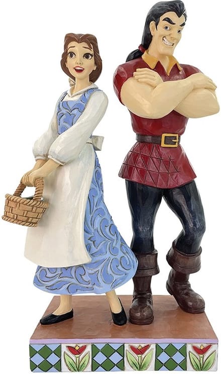 Disney Traditions Briljant en lomp (Belle & Gaston beeldje