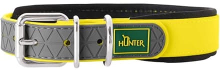 Comfortabele halsband met zacht neopreen - 45 cm - Neongeel