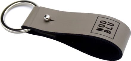 NOOBLU KEY SLING Classic sleutelhanger - Senso leer - Clay grey