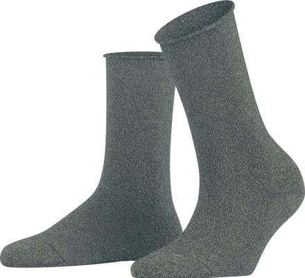 FALKE Shiny eenkleurig lyocell sokken dames grijs - maat 39-42