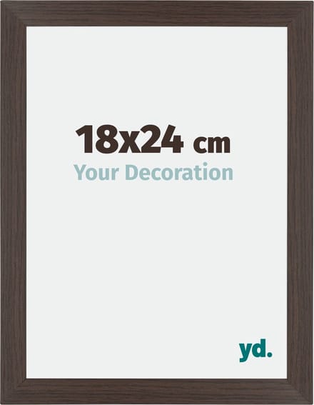Your Decoration - Fotolijst 18x24 cm - MDF - Eiken Donker - Mura