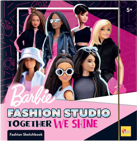 Lisciani - Barbie - schetsboek - Together we shine - fashion studio