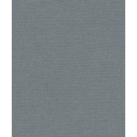 Dutch Wallcoverings - Vliesbehang - Linen & Textures - uni blauw- LT10013