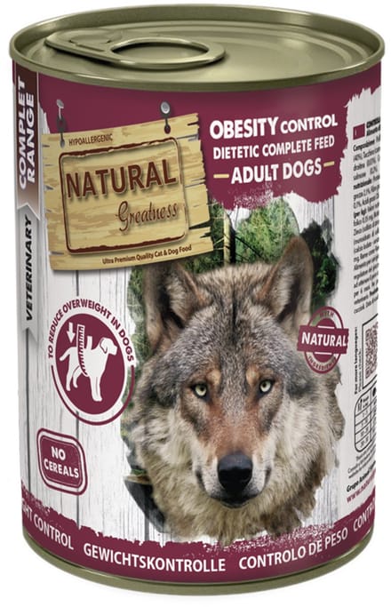 Natural Greatness - Vet - Dog - Wet - Obesity Control Diet - 6 X 400 Gr