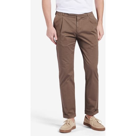 No Label Langford Cotton-stretch Taupe Größe: 46 | Chinos Outlet | Herren | Schwarz