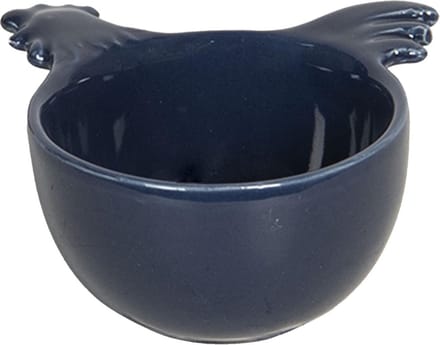 Clayre & Eef Maatlepel 9x9x5 cm Blauw Keramiek Haan