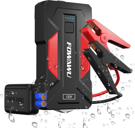 Jump Starter 4000 A voor Auto en Motor | Starthulp 12V met LED en USB 3.0