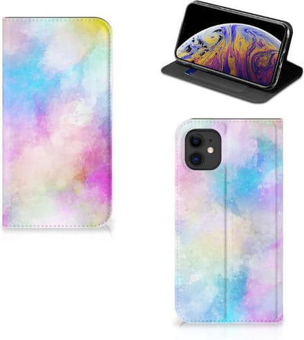 Bookcase Apple iPhone 11 Watercolor Light