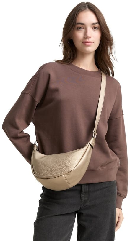 Tom Tailor Denim - TTLIRIEL M schoudertas van kunstleer - Maat ONESIZE - bronze / bronze