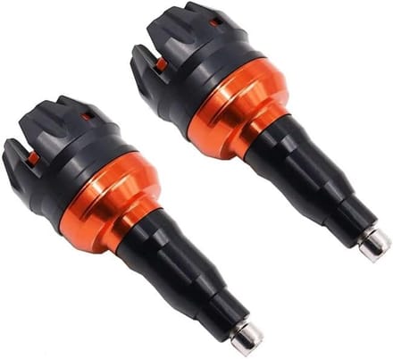 Motorfiets Valbescherming - Frame Sliders - Motor Beschermen - Aluminiumlegering - 1 paar - Oranje