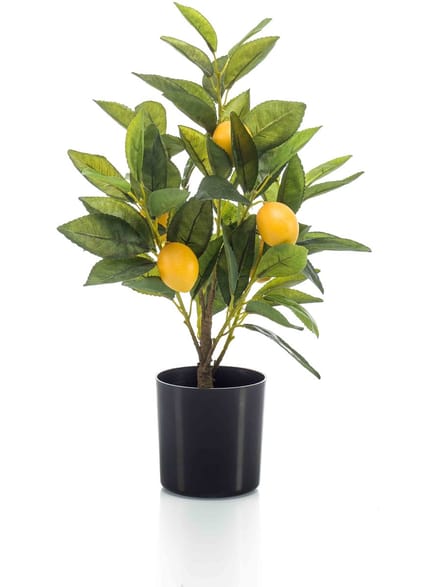 Emerald - Kunstboom citroen 40cm - Kunstplant voor binnen