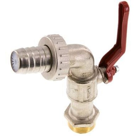 G 1 inch Messing 2-Way Wartelkraan Kogelkraan - BL2BN-MFA-100