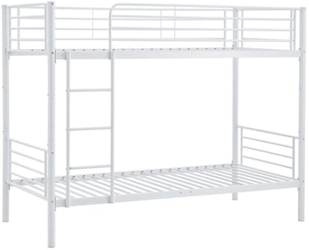 Stapelbed Bunky 90x200 cm wit metaal