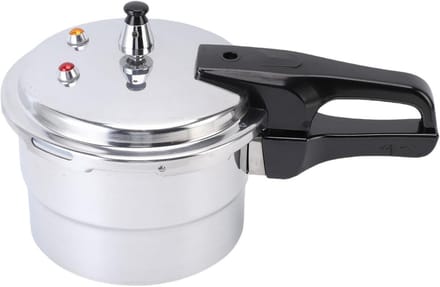 Snelkookpan Aluminium - Drukpan Stoofpan - Snel Koken - Explosieproof Ontwerp - 3 Liter - Zilver
