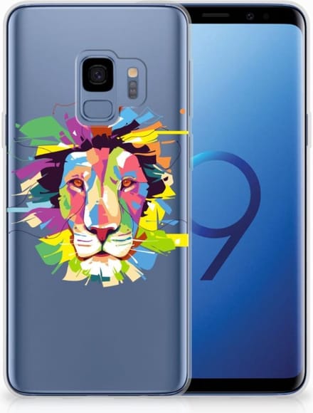 Samsung Galaxy S9 Telefoonhoesje met Naam Lion Color