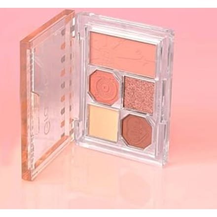 Gracebabi - 2 in 1 Eyeshadow & Cheek Palette - Pink #01 Pink - 6.9g