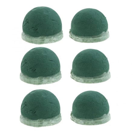 Oasis Ecobase urndecoratie steekschuim herdenking bloemisterij Ø6,5cm