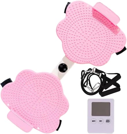 Taille Twist Board - Twisting Machine - Core Training - Stille Home Gym - 136 kg Max Belasting - Roze