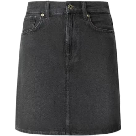 Pepe Jeans Mini Hoge Taille Denim Short Zwart XS Vrouw