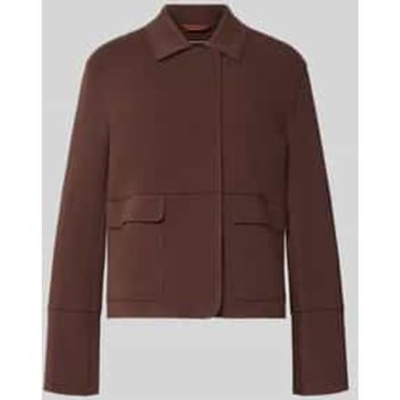 Slim fit blazer van katoenmix