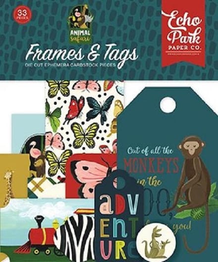 Echo Park Animal Safari Frames & Tags (ZOO167025)