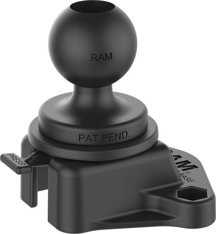 RAM Mount B-kogel (25 mm) Track-Ball met Schroefvaste Basis - RAP-B-304U-TRA1