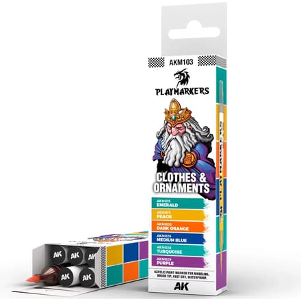 Verfmarkers AK Interactive (x6)