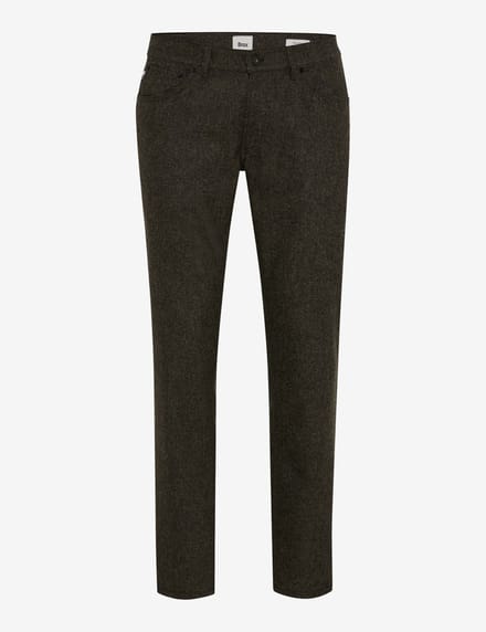 Brax Heren Jeans  Style CHUCK CHOCOLATE, donkerbruin, maat 33/34