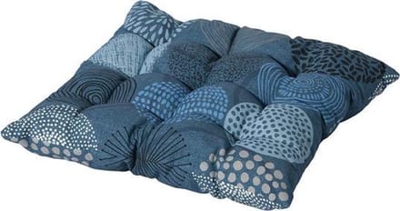 Madison bistro tuinkussen Fantasy 46x46 cm - blauw