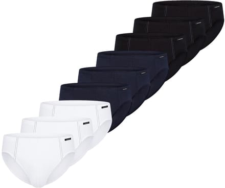 Schiesser Heren slip / onderbroek 9 pack Cotton Essential