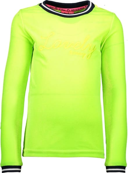 B.Nosy Velvet sweater lime Maat: 92