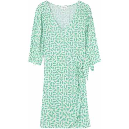 Groene print midi-jurk Eileen - Grace & Mila