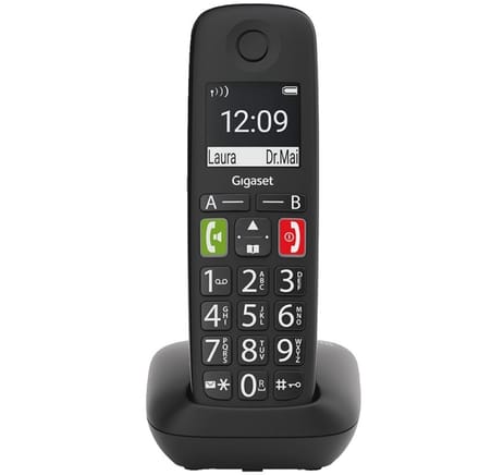 Gigaset E290R - big buttons - black