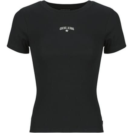 Guess  T-shirt Korte Mouw GJ SS CN RIB EMBRO