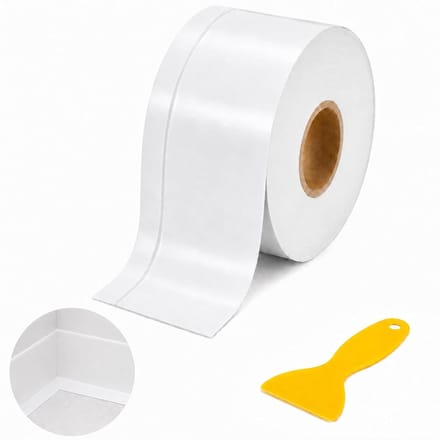 Zelfklevende Plint - Flexibele Rand - Voegen Afdichten - Waterdicht Schimmelwerend - 6 Meter Lengte - Wit
