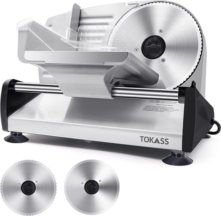 Multifunctionele Allessnijder – Luxe Snijmachine – Groente, Kaas, Vlees, Brood – Vernieuwd Design – 200W - Zilver